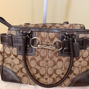Coach Signature Hampton Satchel
